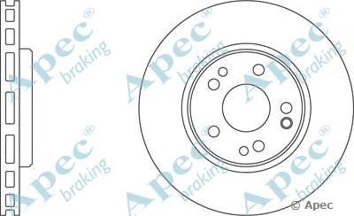 APEC BRAKING dsk929 -  Тормозной диск